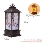 LED Christmas Lantern Candle Lamp